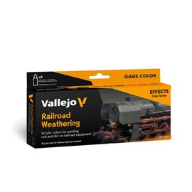Vallejo Model Color Set 70264 Railway Weathering by Chema Cabrero (8 x 18 ml)