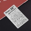 TANWIH 20th Anniversary Card Gifts for Wife Women, Happy 20