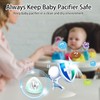 Nisxabebe Pacifier Case,3 Pack BPA Free Pacifiers Holder Case with