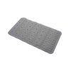 Croydex AG220531H Anti-Bacterial Raised Oval Rubber Bath Mat, Grey with
