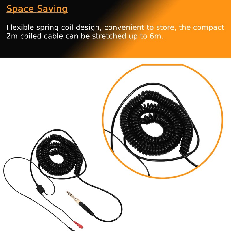 Richer-R - Cable de repuesto para auriculares HD25/560/540/480/430