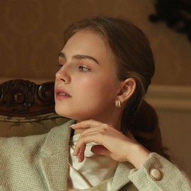 SUSUZUKU Gold Hoop Earrings for Women 14K Gold Hoop Earrings Plated Cartilage Earring Womens earrings Stud Earrings Lightweight Hypoallergenic Earrings Trendy Multiple Piercings Jewelry