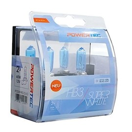 M-Tech PTZSWHB3 Duo HB3 Xenon Halogen Bulb 65 W 12 V White, Spheres