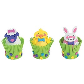 Foam Easter Egg Decorating Craft Kit (One Dozen)Easter/Crafts/Activities