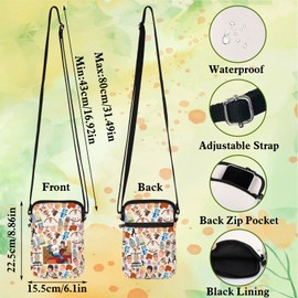 WZMPA Funny Bobby Crossbody Bag Hank Fans Gift Peggy Adjustable Strap Bag Luanne & Dale Fans Gift, My Dad Says Cb, Fit