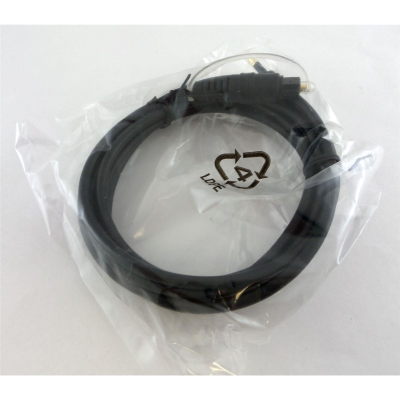 Insignia - 6' Toslink to mini Toslink Chromecast Audio Optical