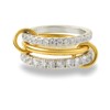 HOLINSE Gold Rings Set for Women, Chunky Stackable Rings Non