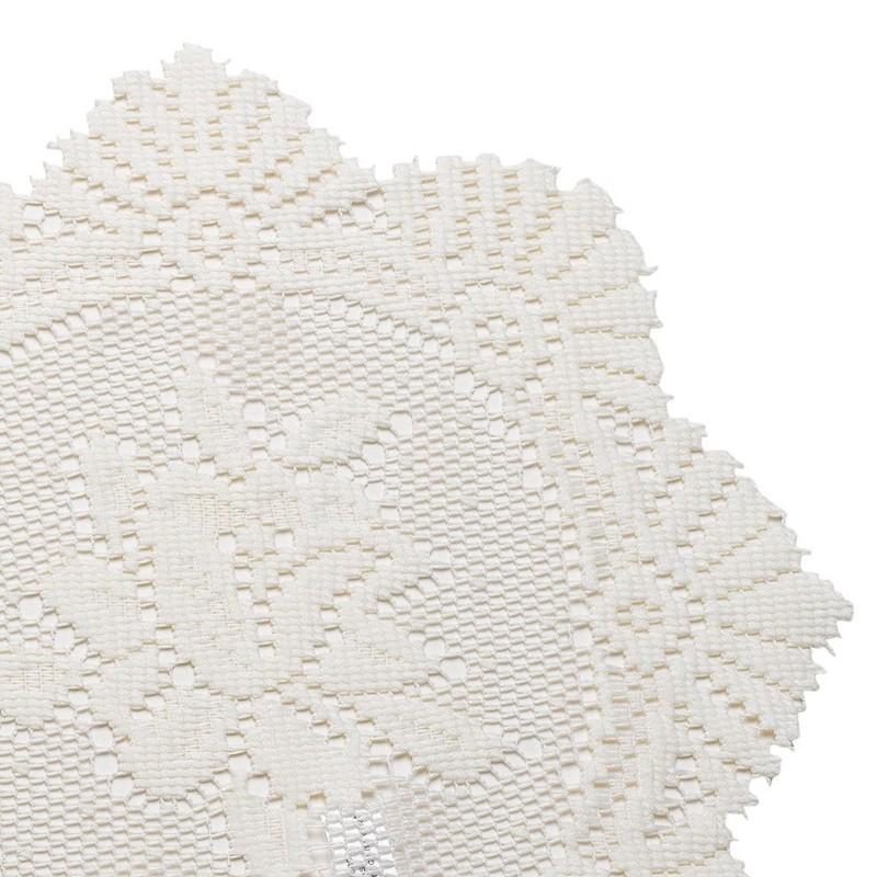 Pack of 6 Monica Lace Round Doilies 100% Polyester Traditional