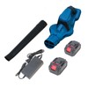 Cordless Leaf Blower,21V Handheld Electric Leaf Blower with 2 x