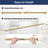 ENJOYBASICS Shower Curtain Rod 30 to 88 Inches, 1 Inch