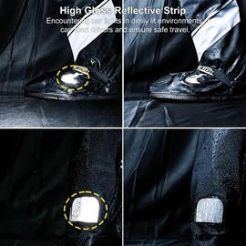 Waterproof Shoe Covers Motorcycle Rain Shoe Cover Reusable Rain Boot Rainproof Shoes Cover for Men and Women