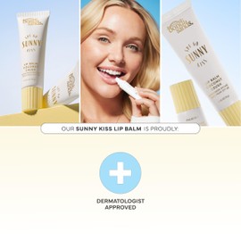 Bondi Sands Sunny Kiss SPF 60 Coconut Crush Lip Balm, Nourishing + Hydrating Broad Spectrum Sunscreen, Long-Lasting Protection, Glossy Finish, 0.3 Oz