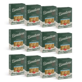 Bionaturae Fusilli Pasta Noodles - Gluten Free Pasta Organic, Rice & Lentil Pasta, Kosher Certified, High Protein, Non-GMO, Fusilli Pasta Organic, Crafted in Italy - 12 Oz, 12 Pack