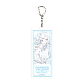Summer Furnace x Sanrio Characters 04 Cinnamoroll [Collaboration Illustration] Deca Acrylic Key Holder