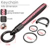 Lcyam Key Fob Cover Case Key Holder with Leather Keychain