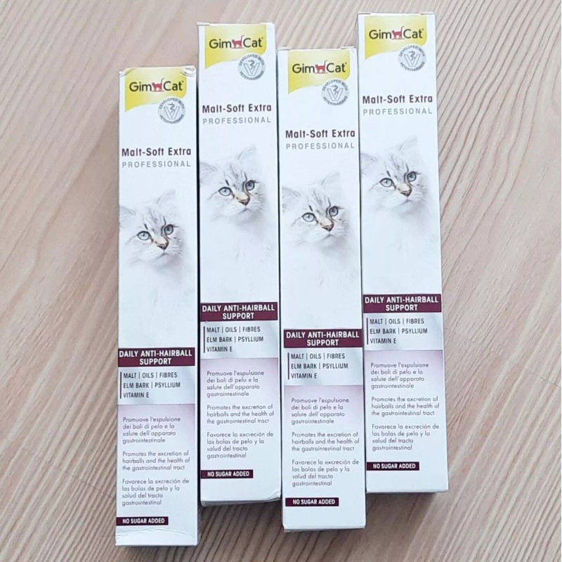 GimCat 100g Malt Soft Extra Professional Daily Anti Hairball Support