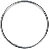 De Buyer Circular Tart Frame with Rolled Edge, Stainless Steel,