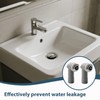 Pack of 2 Sink Overflow Cover Diameter 29 mm, Overflow
