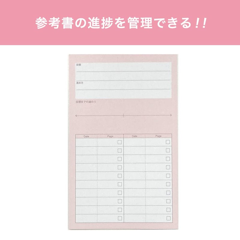 Gakken Stayful STUDY STATIONERY Sticky Notes, Reference Book Planning Sticky