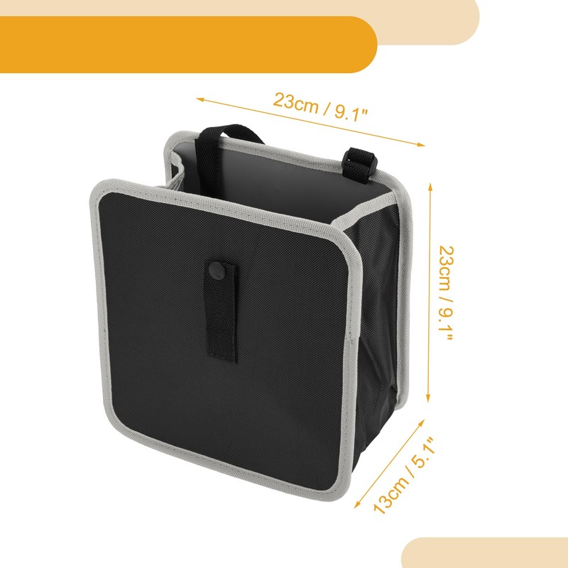 Partuto 1 Pcs Car Trash Can Auto Trash Bin Hanging