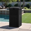 Greesum 33 Package Delivery Box for Outside, Waterproof Resin Garbage