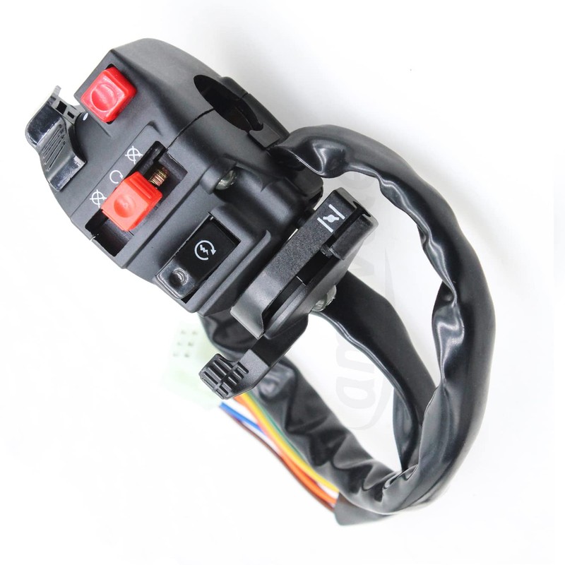 Amavoler 9 Wire 5 Function Left Starter Kill Light Choke