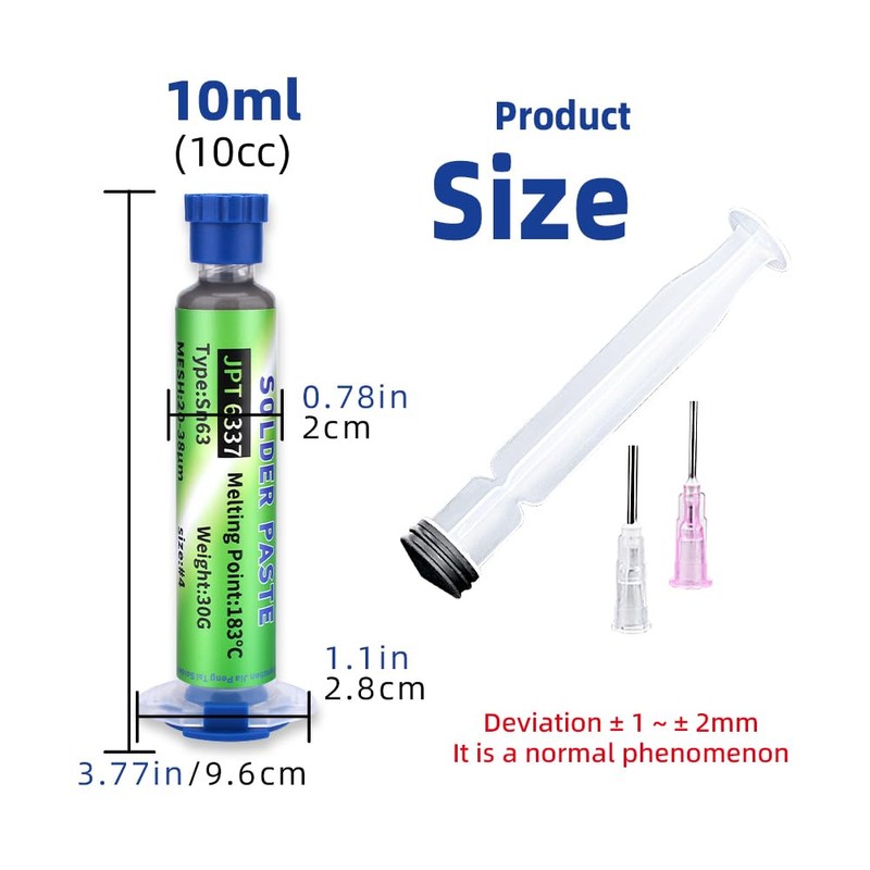 Sn63/Pb37 Tin Solder Paste, 183℃ Melting Point, 20-38µm Tin Paste