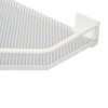 Drill Free Acrylic Bathroom Storage Shelf Space Aluminum Wall Mounted
