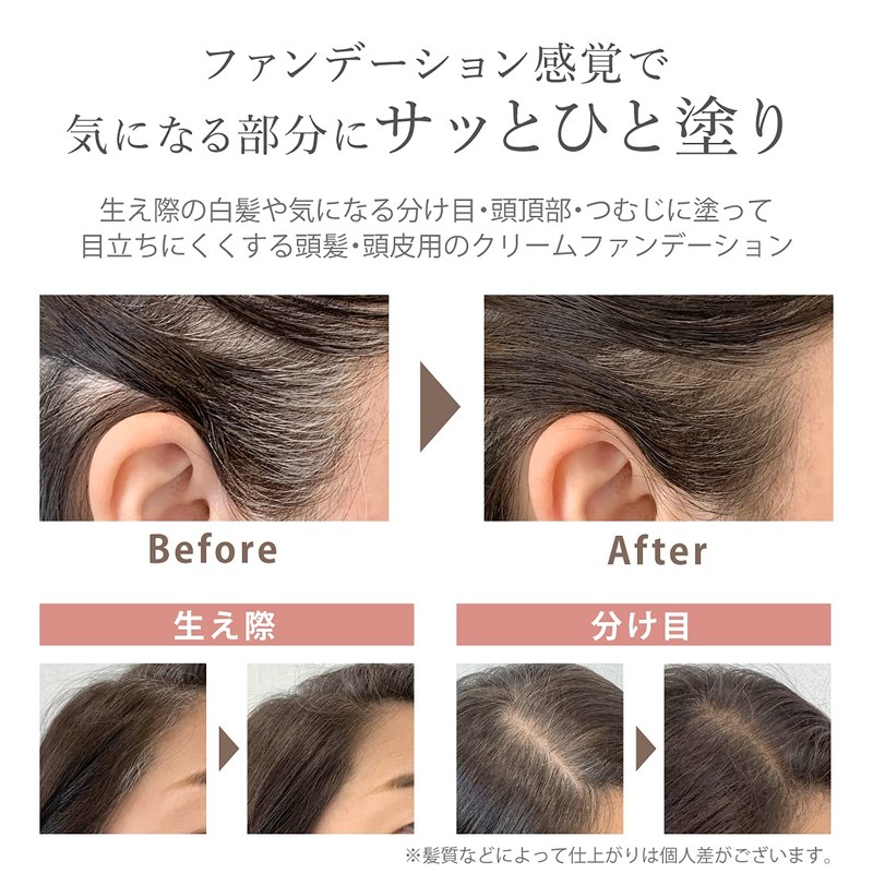URB LIFE Hair Foundation, Dark Brown Beakers (For Gray Hair,