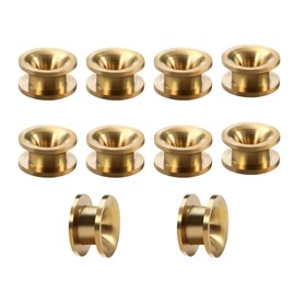 Opzour Universal String Trimmer Head Eyelets - 10 Pack Brass Weed Eater Replacement Parts Compatible with Troy-Bilt, Craftsman, and More, Ideal for Lawn Mowers, Strimmer, and Brush Cutters