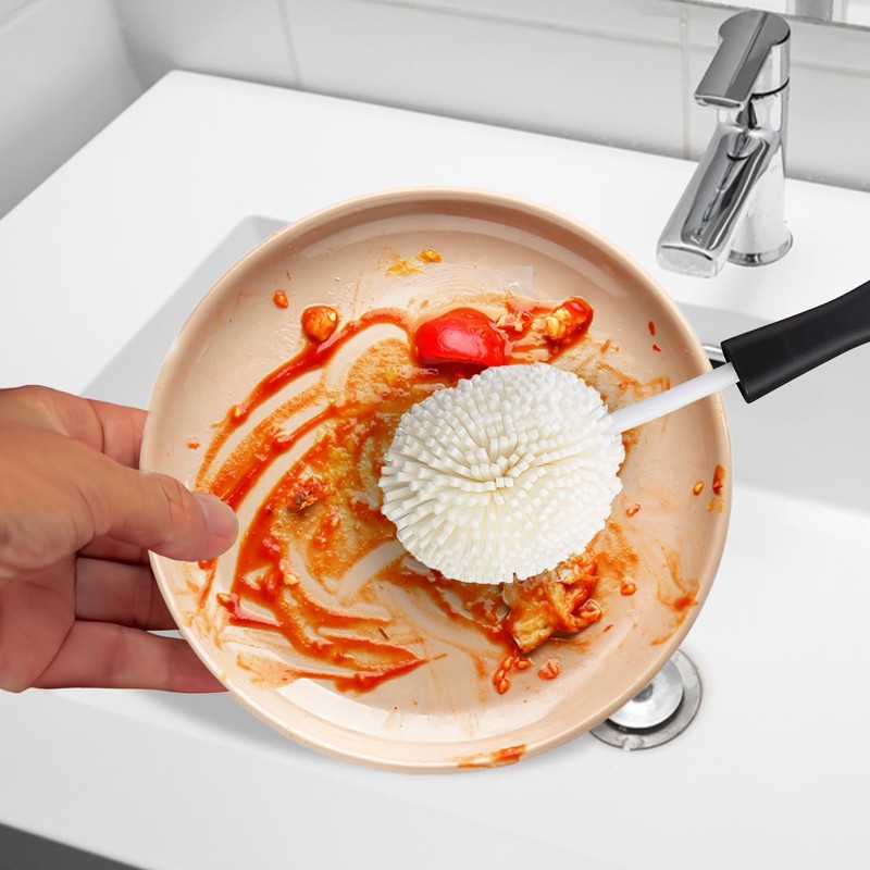 HIC Kitchen Bar Soft Foam Glass Washing Brush, Non-Scratch Foam