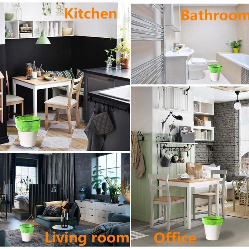 Bin Liners, Handles Trash Bags (20L)