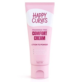 HAPPY CURVES Desodorante Comfort Cream para Mujeres Loción En Polvo Libre de Aluminio para Debajo Del Mama, Cuerpo y Partes Privadas - Crema Anti...  