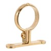 ORFOFE Heavy Duty Brass Pipe Strap Clamp Wall Mount Bracket