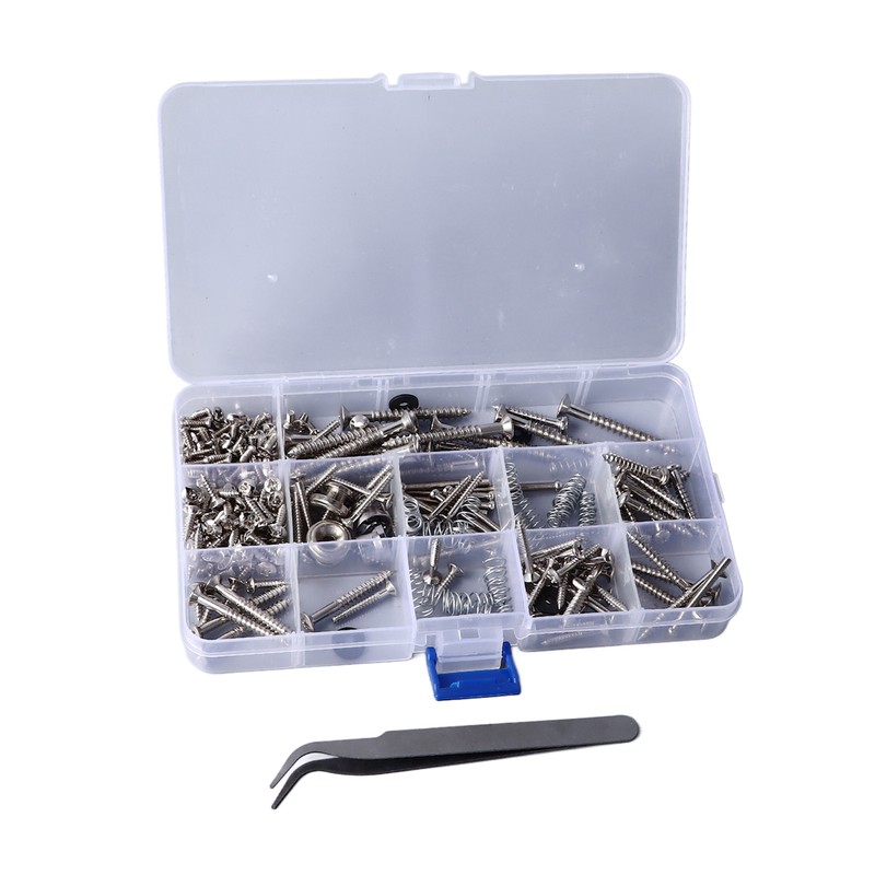 Guitar Repair Screw Kit Electric Acoustic Guitar Mounting Screws Strap