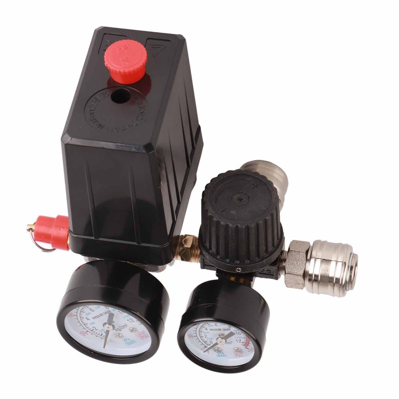 Pressure Switch, Manifold Regulator Gauges, Air Compressor Pressure Switch Control