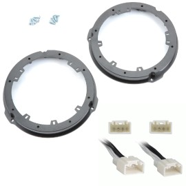 Metra, Pioneer Pioneer 350 watts 6.5" Rear Speakers + Adapter for 2015-2020 Ford F-150 (F150)