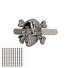 150 Pcs Skull Rivets Fashionable Gothic Style Beautiful Skull Stud