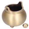 Mini Incense Burner Copper 3 Legs Incense Stick Holder for