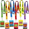 Fancy Land Bright Color Hall Pass Lanyards and School Passes