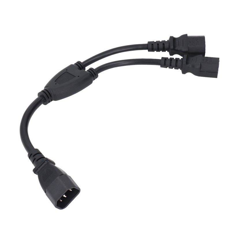 Power Cable Splitter Y Shape 30cm IEC320 C14 Male to