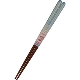 Ishida Kids' Chopsticks Pastel Half Line Chopsticks Made in Japan Blue 18cm