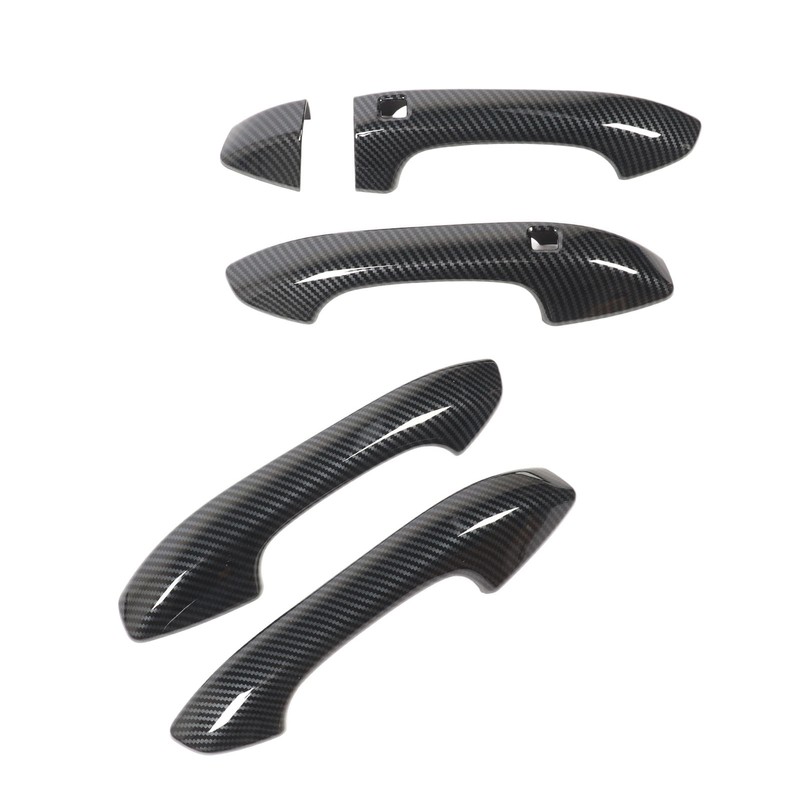 Exterior Door Handle Cover Carbon Fiber Pattern Outside Door Handle