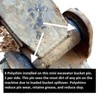 45mm Bucket Pin Shim Kit Dirt Prevention Excavator Bucket Pin