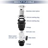 Flexible Drain Hose, CHSEROK Black Drain Fitting for Sink Drain