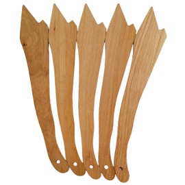 4 x sliding stick for table saws, milling and planing, band saw, oak, 410 x 65 x 10 mm