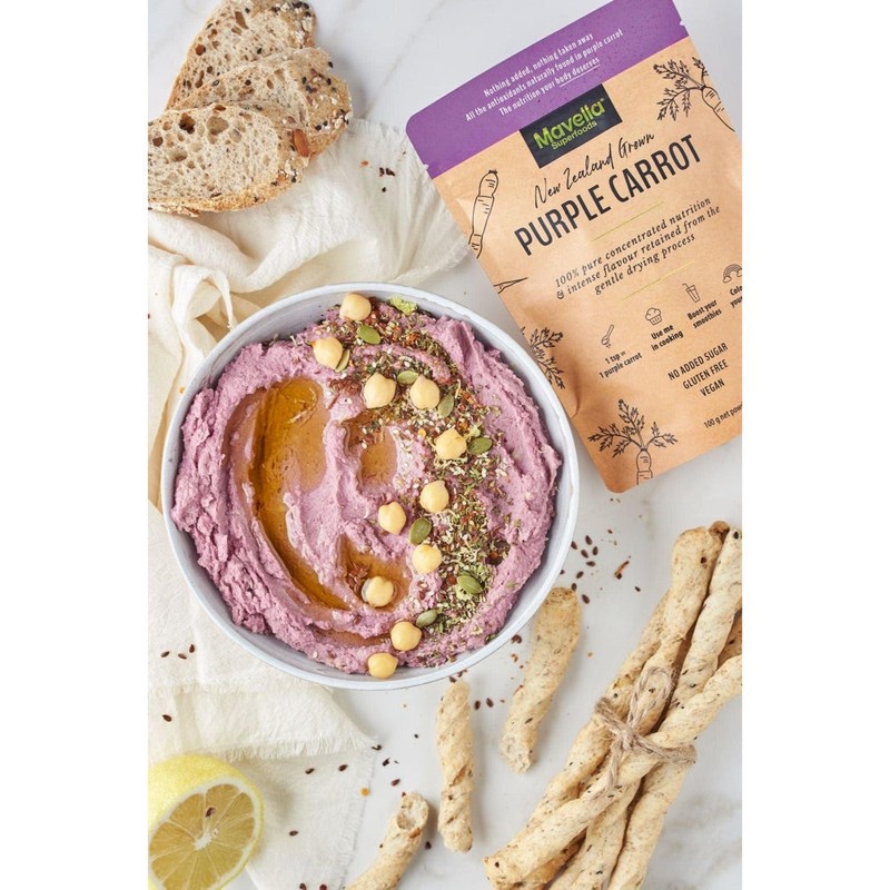 Mavella Superfoods New Zealand Grown Purple Carrot Powder 100g