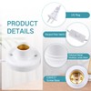 Yexiya 2 Pcs Light Socket with Cord Light Bulb Base
