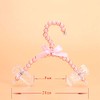 BUUEERR 5 Pack Pearl Beads Metal Elegant Rosette Clothes Hangers