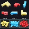 Twidec/110Pcs Nylon Flag Spade Female Insulated Terminals 22-18 18-14 12-10